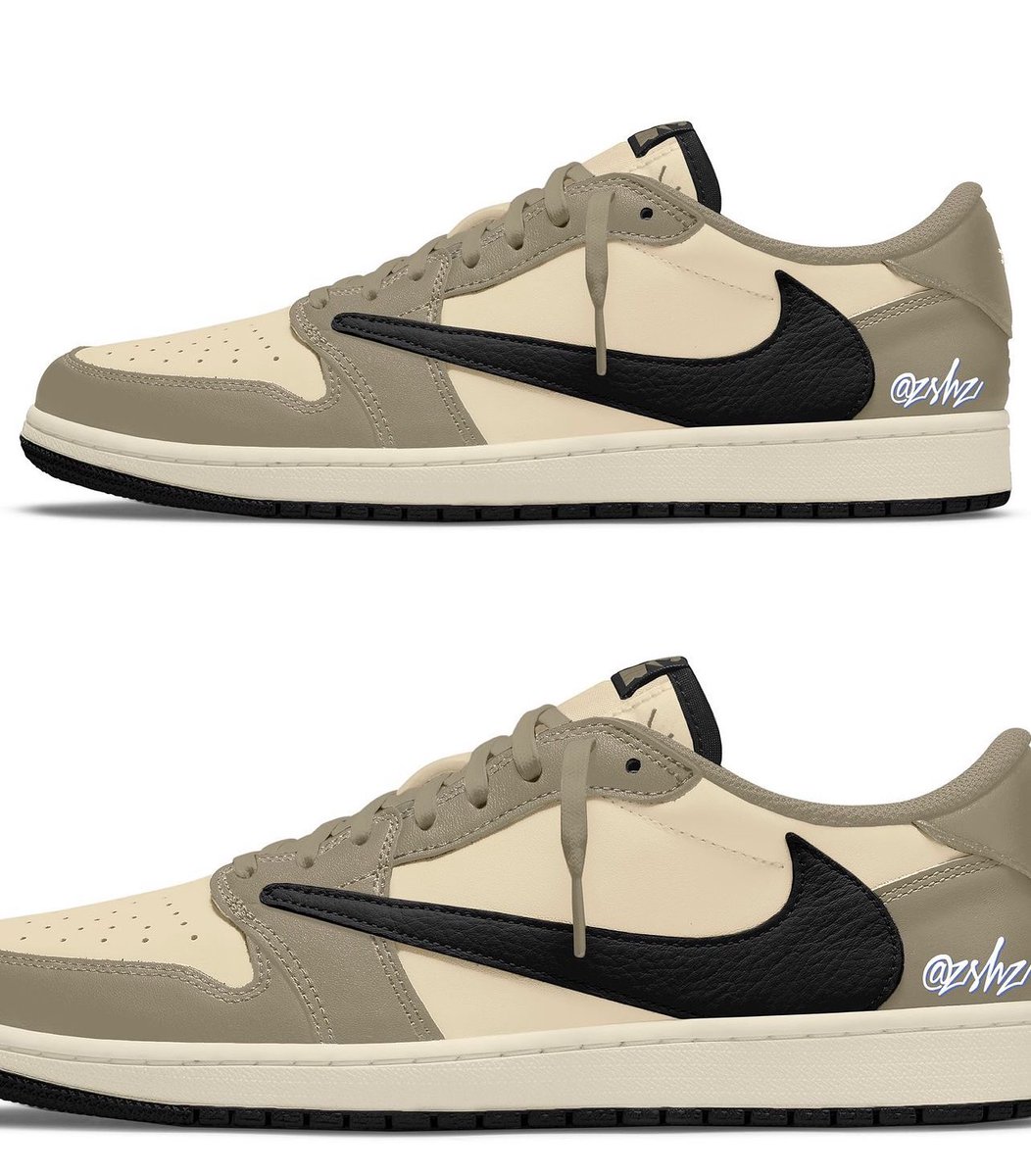 HypelabsCG's tweet photo. New Travis Scott X Jordan 1 Low “Vanilla” Dropping Holiday 2024👀🔥?! #sneakers #travisscott https://t.co/ccAl12ojQy