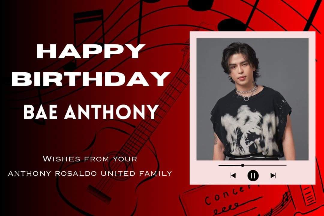 Anthony Rosaldo United (@arunitedofc) on Twitter photo Maraming salamat dahil mahal mo kami, pero mas mahal ka namin! ❤️
Cheers to another year of laughter, success and love🥂 Happiest Birthday Bae <a href="/anthonyrosaldo/">Anthony Rosaldo</a> from your Anthony Rosaldo United Fanmily🎂 Maraming salamat dahil mahal mo kami, pero mas mahal ka namin! ❤️
Cheers to another year of laughter, success and love🥂 Happiest Birthday Bae <a href="/anthonyrosaldo/">Anthony Rosaldo</a> from your Anthony Rosaldo United Fanmily🎂