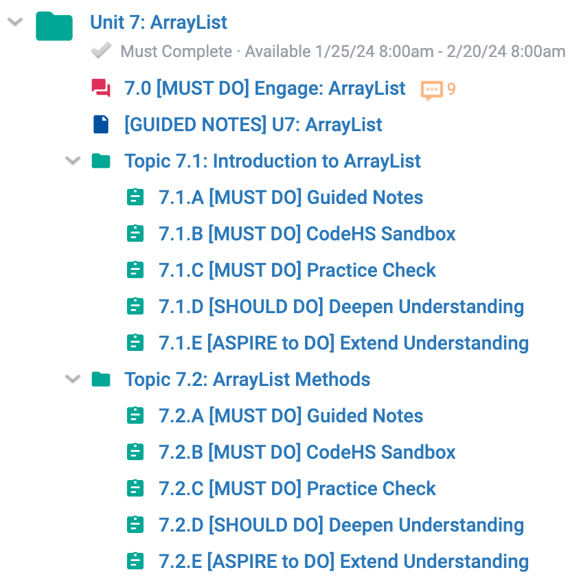 joyceclp's tweet photo. #MCPchat A2: Find your Flow
Designing templates makes it significantly easier to copy/paste and make minor modifications.
Programming and AP CSA samples below
@Schoology is our LMS https://t.co/mc4dx01z4P