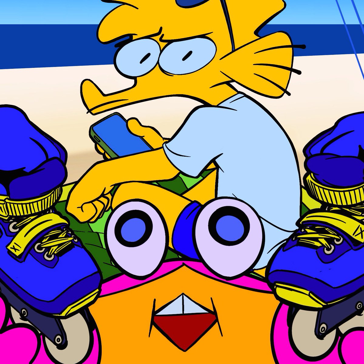 Hi friends! I’ve been hard at work making a comic book called Seabie and Crabcake, about a seahorse and a crab. The first chapter releases Friday. Mark your calendars!