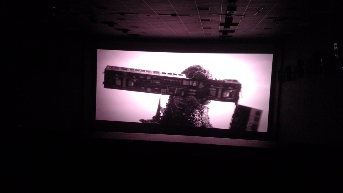 scottplissken's tweet image. I watched Godzilla Minus One Minus Color Plus Reclining Chairs at AMC 16 Burbank in the 16 theater... Black and white is the best way to watch it. It feels even more like an art film, and even more in line with the 1954 original.  #AMC @AMCTheatres #GodzillaMinusOneMinusColor