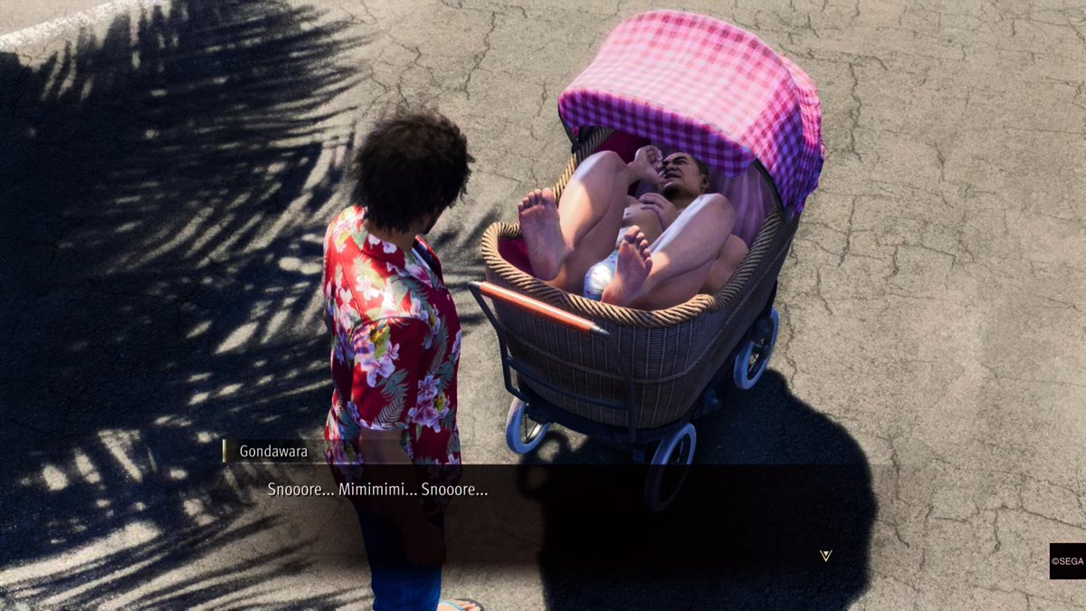Wons23's tweet photo. that's right -- I'm playing the new Yakuza https://t.co/kIlCFcCVFm