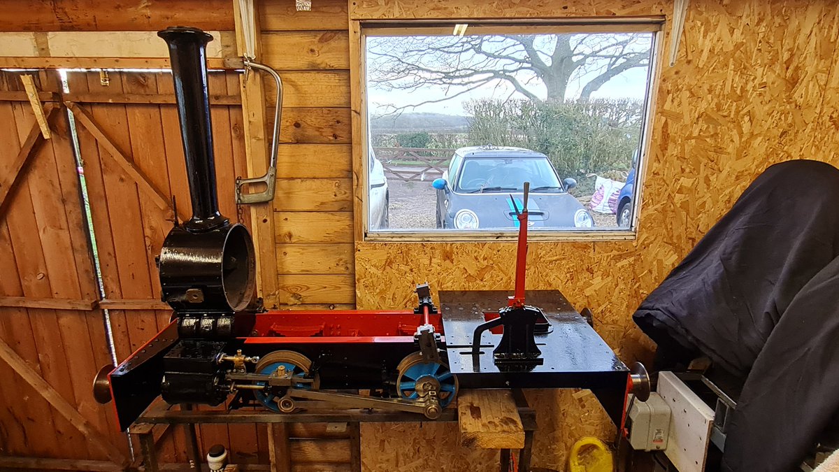 There & Back Light Railway (@therebacktrain) on Twitter photo It's been a busy few days for us here. In between reviewing some tasty EPs and finalising a load of artworks for <a href="/accurascale/">accurascale</a>, I've managed to get the smokebox and brake rigging back on the loco. Big bit in the middle still missing though and spring isn't far away! It's been a busy few days for us here. In between reviewing some tasty EPs and finalising a load of artworks for <a href="/accurascale/">accurascale</a>, I've managed to get the smokebox and brake rigging back on the loco. Big bit in the middle still missing though and spring isn't far away!