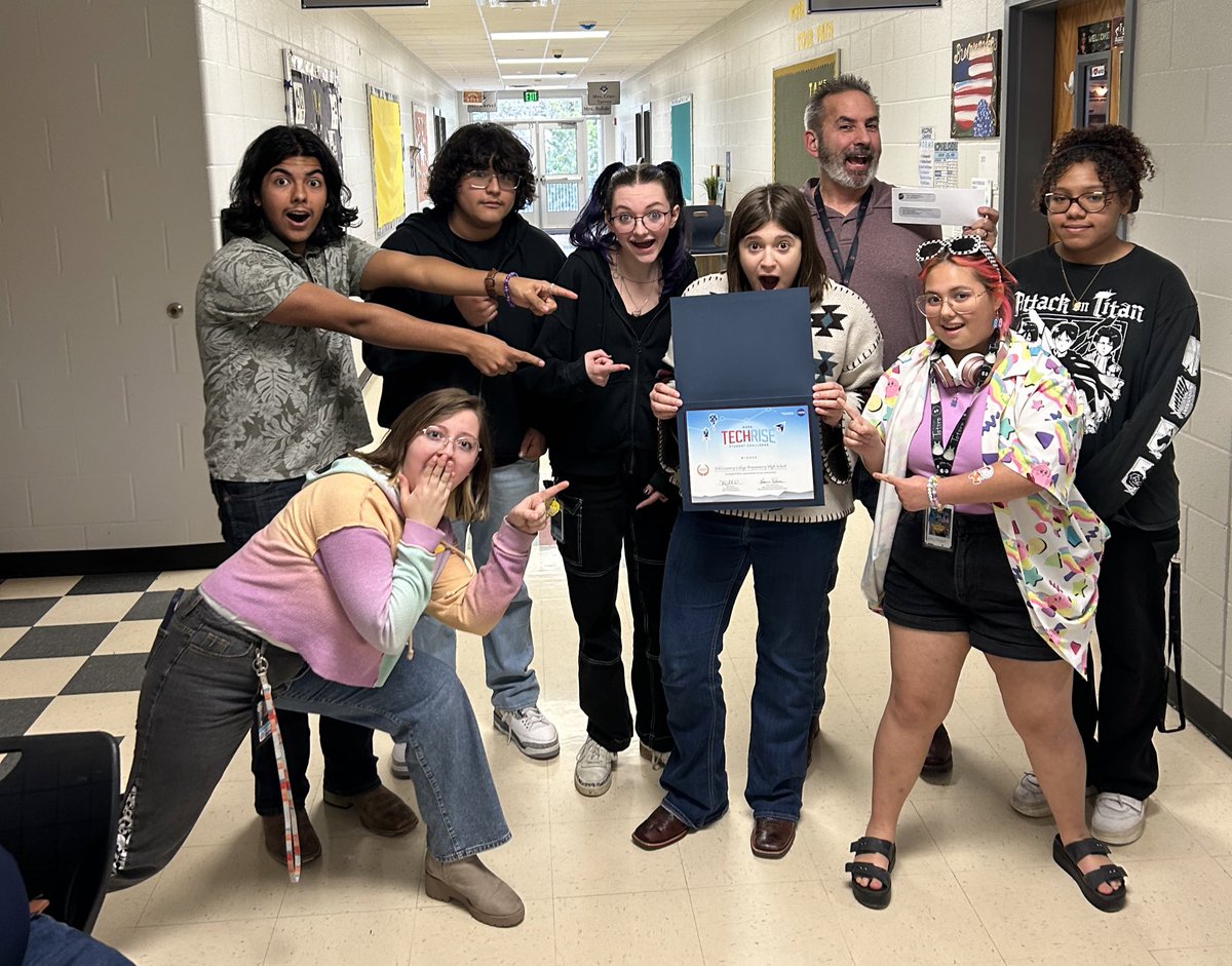 Check out our Falcon’s engineering &amp; design team—just awarded a check today to buy supplies for their <a href="/NASA/">NASA</a> test! HCCPHS: Comal’s premier engineering &amp; computer science campus! <a href="/HCCPHSprincipal/">HCCPHS Principal</a> <a href="/hccphsap/">Dan Horton</a> <a href="/Natalie19730000/">Natalie jones</a> <a href="/mjuanita05/">Juanita Delgado</a> <a href="/cisdnews/">Comal ISD</a> <a href="/DrChapmanCISD/">Dr. John E. Chapman III - Comal ISD Superintendent</a>