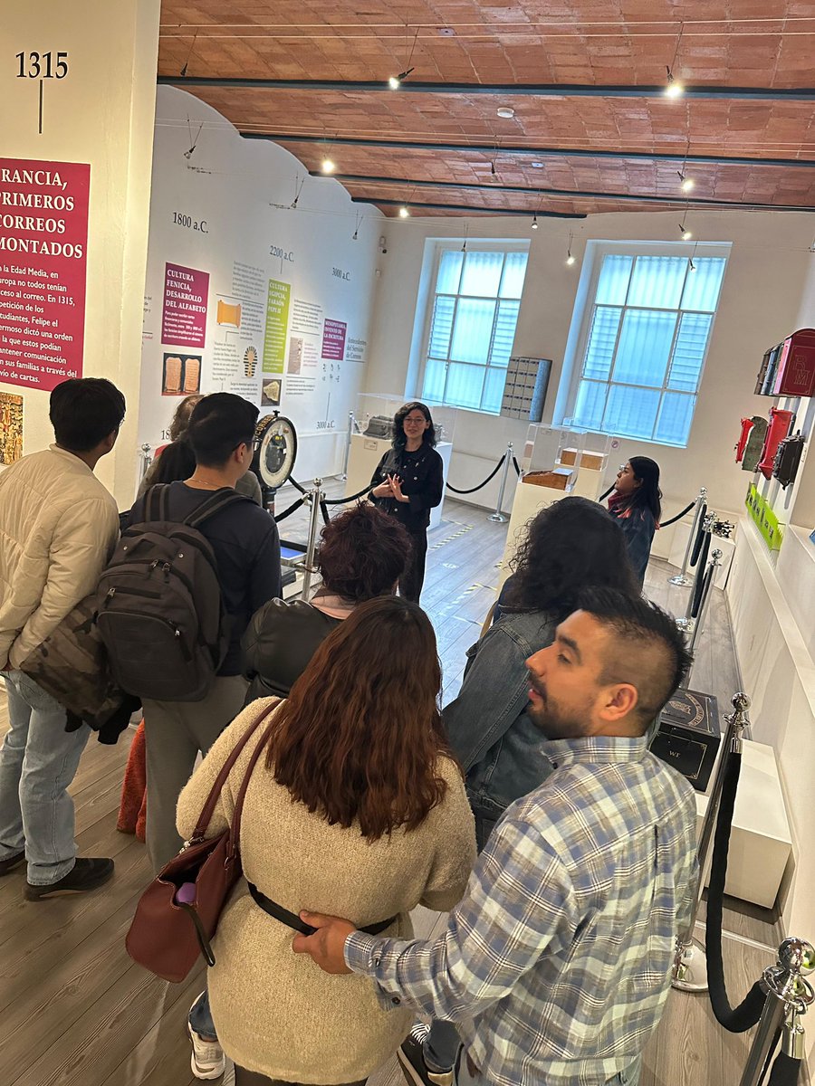 Así se esta iniciando esta gran Noche de Museos en “La Casa de la Cultura Postal”

Nuestra primer noche iniciando con el pie derecho, recorriendo cada sala de este hermoso Museo dedicado a la historia del Servicio Postal Mexicano.

Un honor recibir a todos nuestros visitantes 🤩