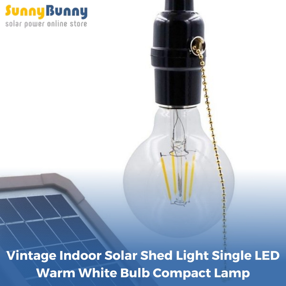 Illuminate your indoors with the charm of #SunnyBunnySolar's Vintage Indoor Solar Shed Light! 🌟 A single LED bulb casting 300lm of warm light, it's not just a lamp but a style icon. More at sunnybunny.com.au/solar-shed-lig…

#VintageLighting #IndoorIllumination #WarmWhiteGlow #Interior...