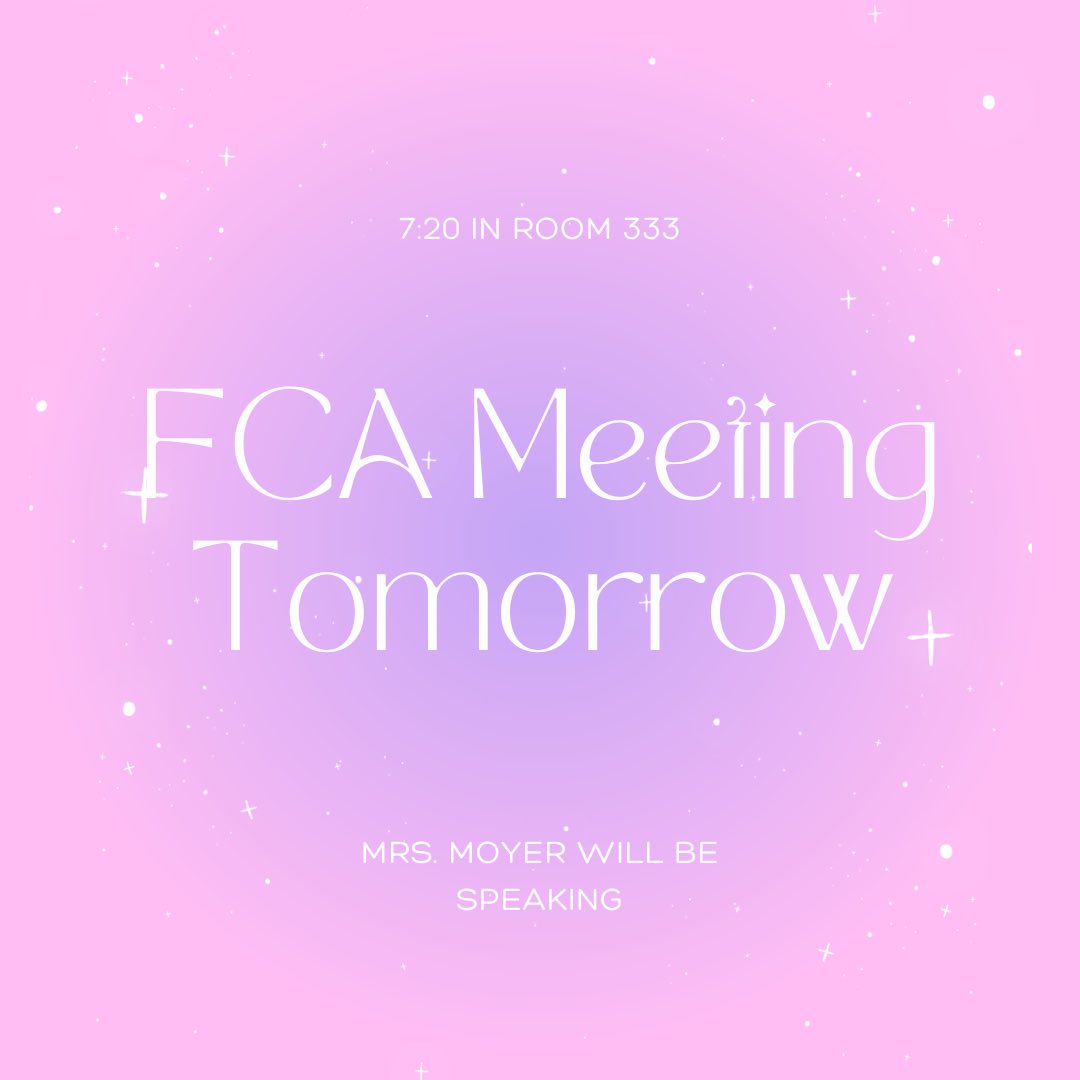 See everyone tomorrow morning!