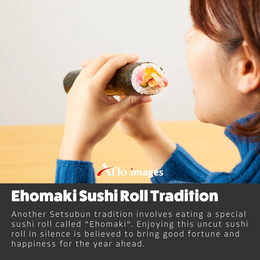 afloimages's tweet photo. Tomorrow is Setsubun! What's your favorite part of this Japanese tradition?
#Setsubun #SetsubunCelebration #February #JapaneseTraditions #fukumame #ehomaki #sushi #FortuneBeans #aflo #afloimages #photography #editorial #stockphotos #japan #oni #mask #OniWaSoto #FukuWaUchi https://t.co/EVzWTkgdg7
