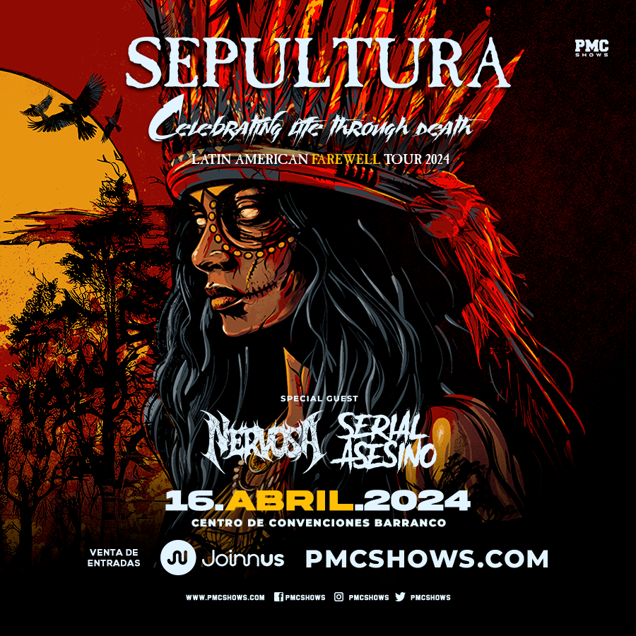 <a href="/serialasesino/">Serial Asesino</a> se suma a <a href="/sepulturacombr/">SEPULTURA</a> en Lima🤘🔥 ¿Ya tienes tu entrada? Cómprala en <a href="/joinnus/">Joinnus</a>. 🎟️#LaMúsicaNosUne #Sepultura #SerialAsesino