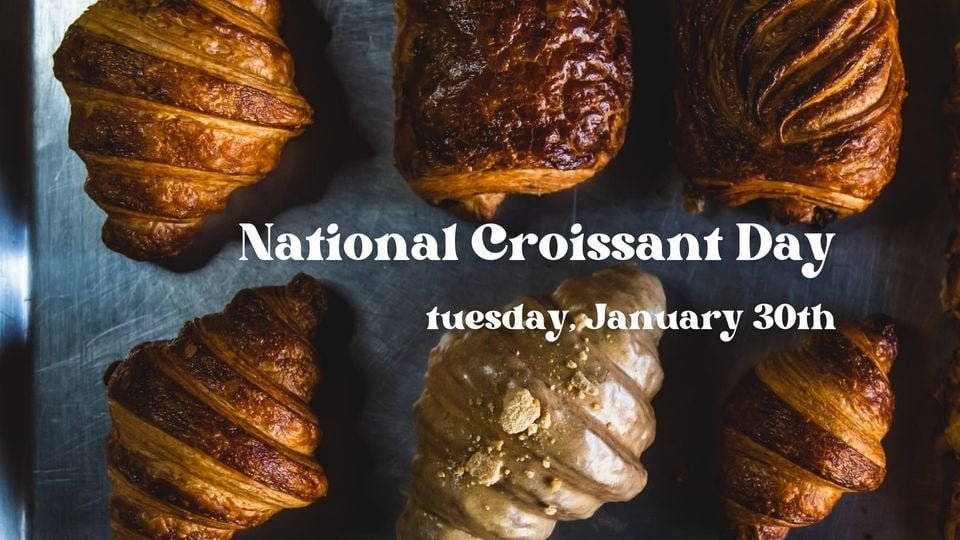 MrWell85's tweet photo. 7/8W celebrated National Croissant Day with Mdm Mailhot in French yesterday. After snacking on croissants, they went on to create artwork for our school's FSL bulletin board. @KingEdwardLions @gecdsbpro https://t.co/T5S2oal1rh