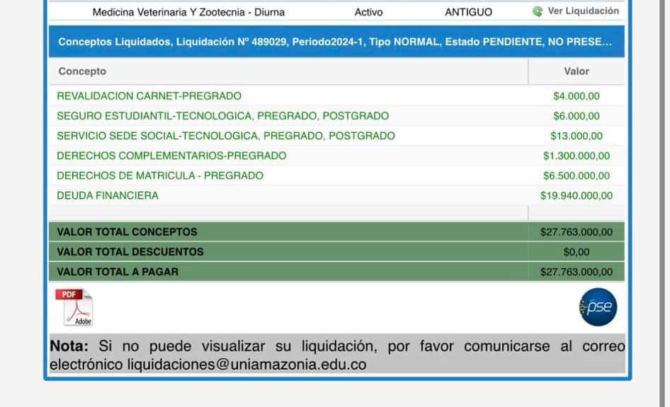 NORMACALDERON7's tweet photo. @Mineducacion @AuroraVergaraF1 Algo está mal en la Universidad de la Amazonia. https://t.co/tprz2rknuZ