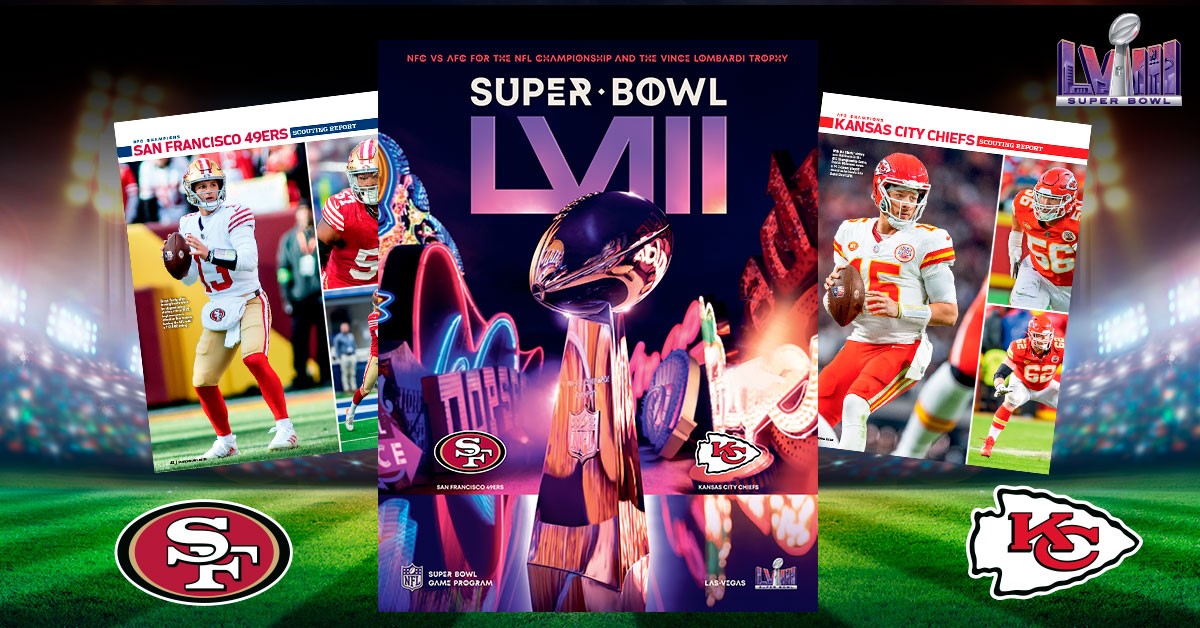 The Official Super Bowl LVIII Game Program is bound for Vegas! Check it out here: pub.hozinc.com/sb58/ @superbowlmag #SBLVIII