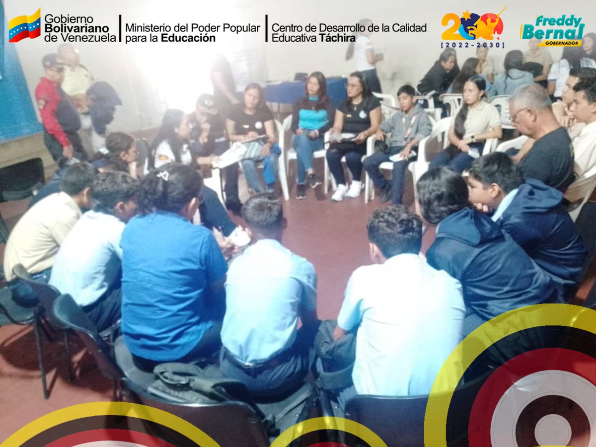 Encuentro de brigadistas de Derechos Humanos, municipio Junín Estado Táchira. Responsables DEDNNA 30/01/24