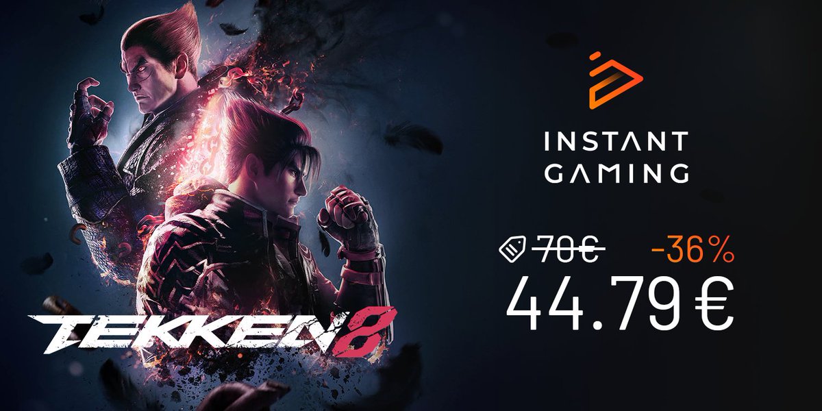 ¡¡¡¡PILEA PILEA!!!! 
¡Hora de darle de nuevo al tekken nuevo con un buen descuentazo, más del 35%!

instant-gaming.com/es/9579-compra…