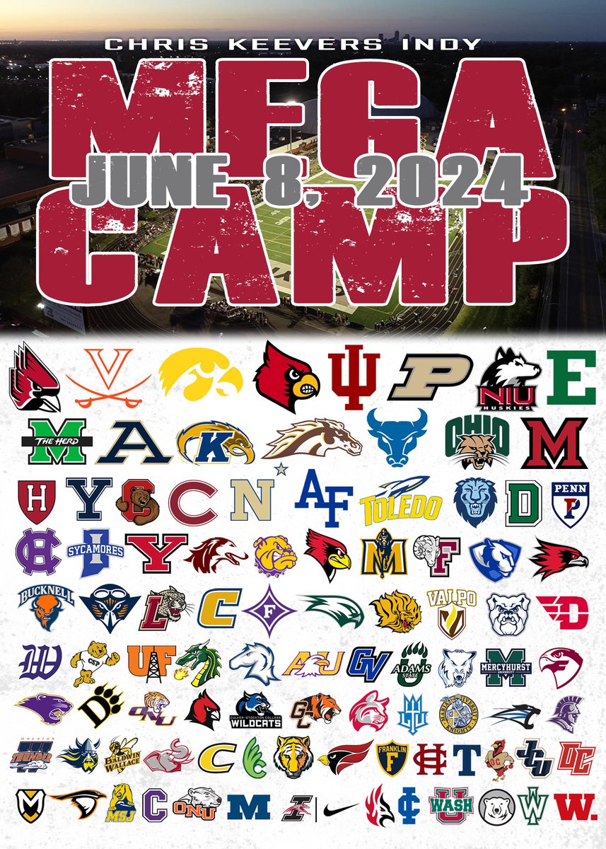 ‼️ WE'RE BACK ‼️

🚨🚨 SAVE THE DATE 🚨🚨

🏈 Chris Keevers Indy Mega Camp
🗓️ Saturday, June 8⃣
📍 Key Stadium (UIndy Campus)
🔗 chriskeeversfootball.com

#GoHounds | #TogetherWeWin