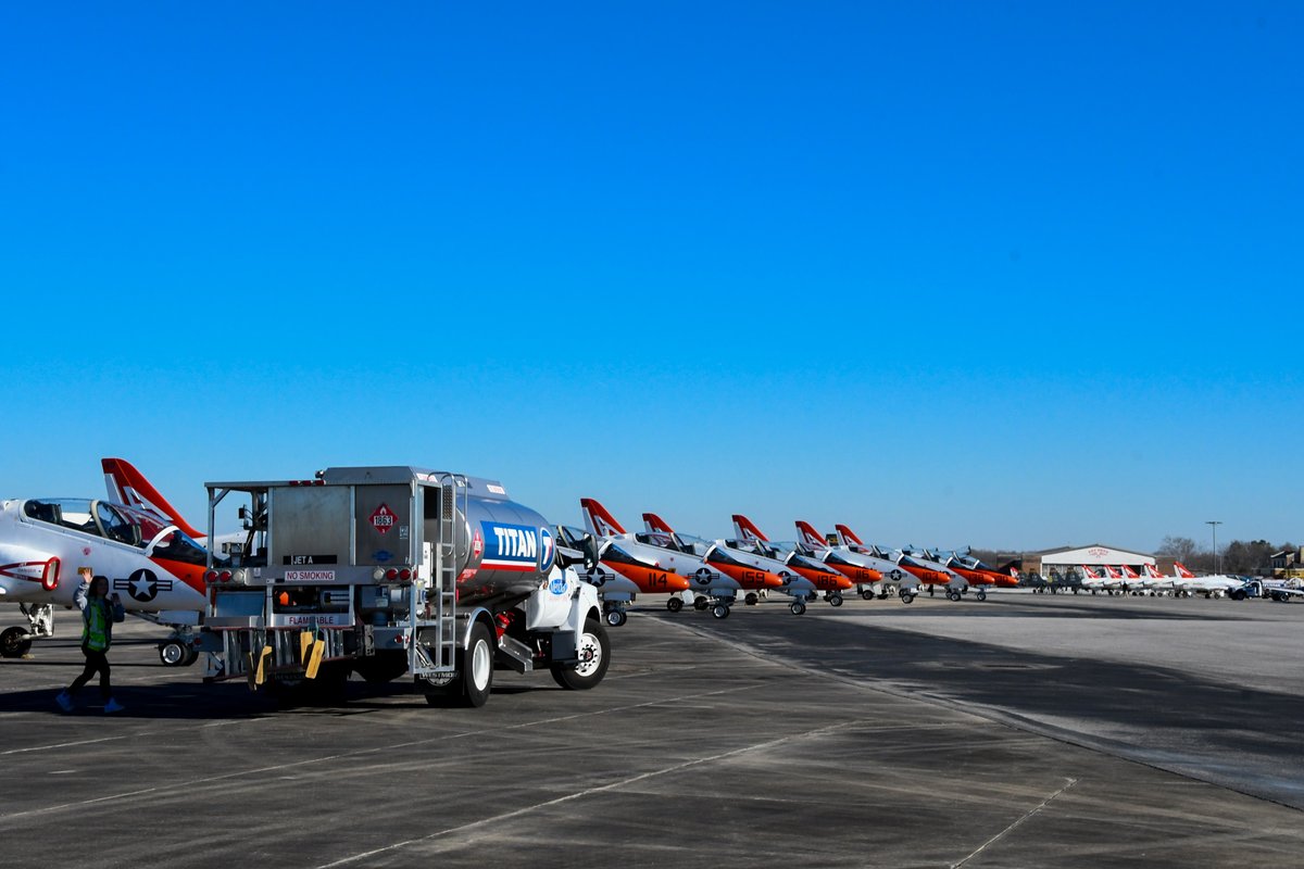 kmeiaviation's tweet photo. We had quite a busy day at KMEI! Give us a 👋 in our comments if you were here today! We had over 40 T-45s in and out, along with a handful of T-38s, a few helicopters, a couple of student learning to fly, and lots of general aviation. A busy day indeed! https://t.co/tNdUnFo9Lg