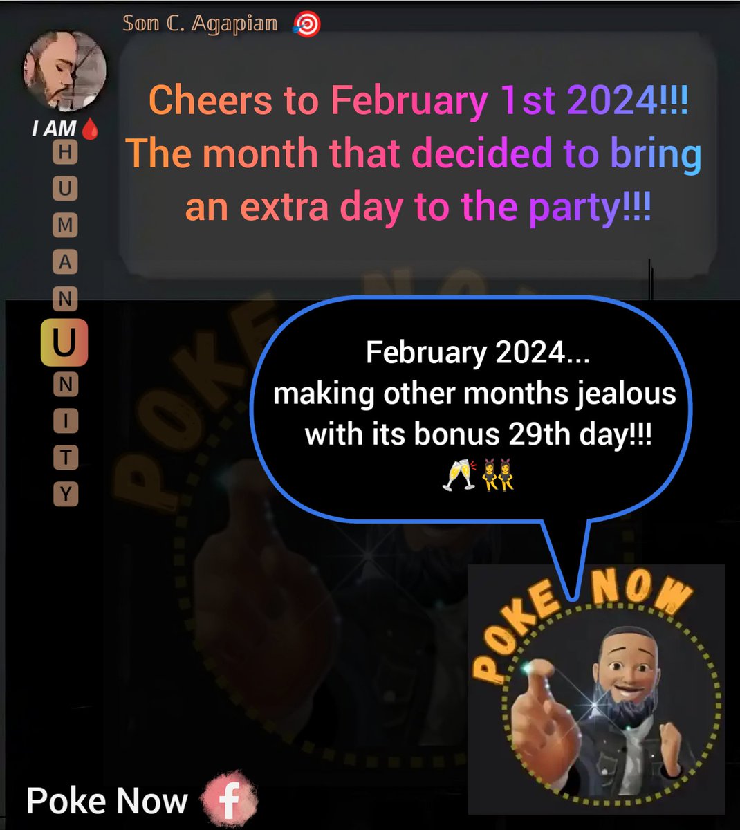 Pokenow9's tweet photo. #LOVEcome to #February2024 #PokeNow #FebruaryCheers #LeapYearParty #BonusDayCelebration https://t.co/GNMyKJ6nyb