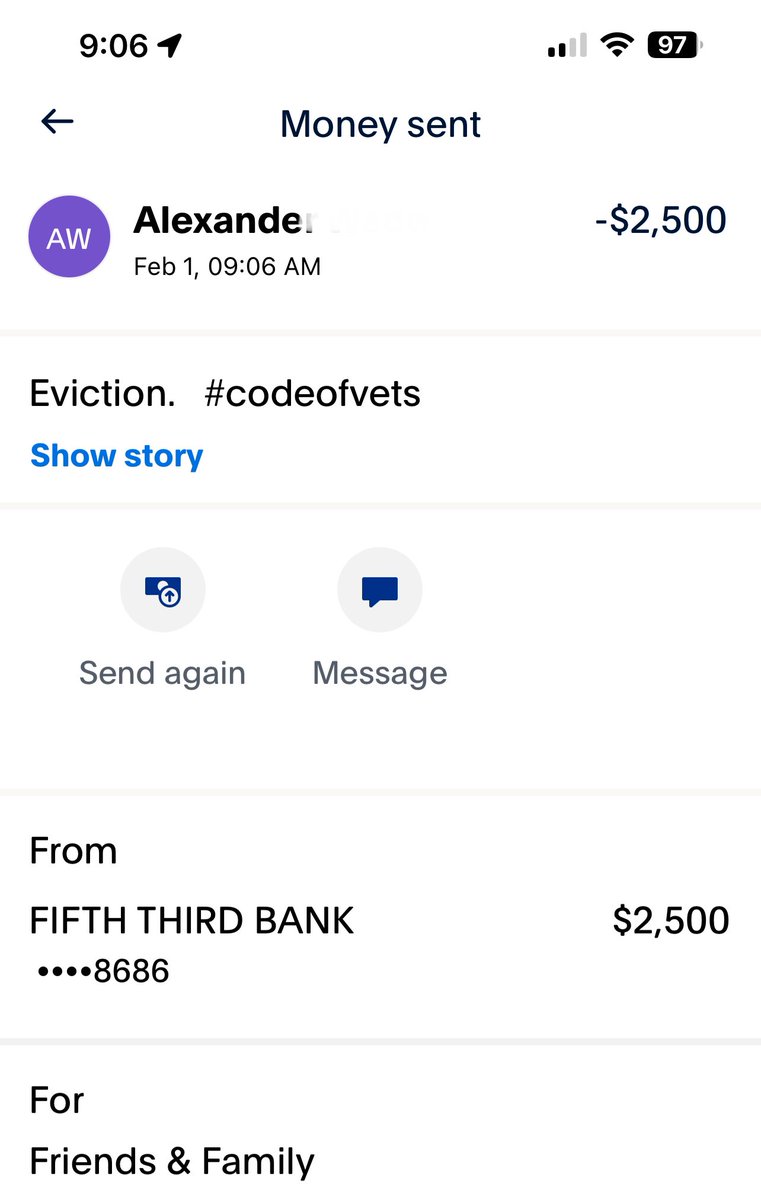 MISSION ACCOMPLISHED

One veteran at a time. #codeofvets