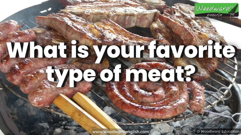 🟣 Practice your English 🟣
What is YOUR favorite type of meat?

See our English vocabulary lesson about MEAT (including a video with pronunciation) here:
woodwardenglish.com/lesson/meat-en…

#LearnEnglish #EnglishVocabulary #EnglishPractice