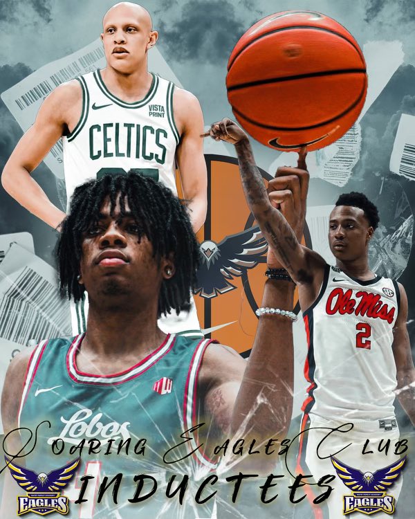 Join us this Friday at halftime as we honor 3 of our former players!
 
    ⭐️🦅The Soaring Eagles Club🦅⭐️

Jordan Walsh <a href="/jordanwalshlife/">Jordan Walsh</a> - 2022 McDonald's All American
TJ Caldwell <a href="/TjCaldwell9/">Deuce</a> - 2022 Texas Class 4A POY
JT Toppin <a href="/j1izzle/">JT Toppin</a>  - 2023 Texas Class 4A POY