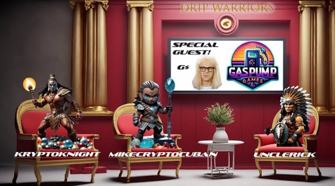 TrueMillionz's tweet photo. Top Youtube video from the @DripWarriorsNFT with a special appearance from G$ dropping some ALPHA on GAS PUMP GAMES &amp; the $DRIP Station which has just LAUNCHED!! 💧⛽
👇👇
https://t.co/PJJT5l186q https://t.co/jRZ1lDZYqX
