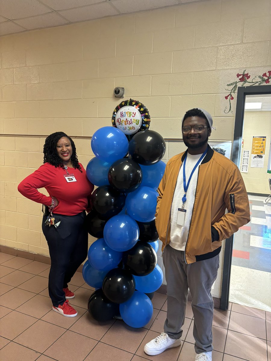HGESchool's tweet photo. Celebrating our January staff members’ birthdays with balloons and SMILES!
“Nothing you wear is more important than your smile.” ~Connie Stevens
#TheresMoreWithMPS
#TeamingUpForExcellence
#Operation73
@QuantinaSides @MPSAL @SuptMJBrown https://t.co/yxrMrBdZJJ
