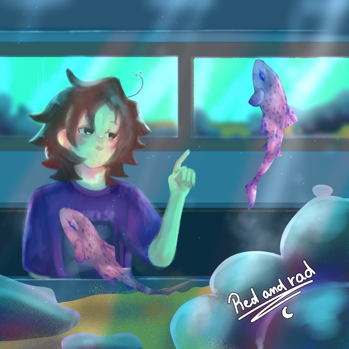 A few days ago I visited an aquarium and I loved it >< 
.
.
.
#oc #ocdraw #ocdrawing  #tradicionalart #art #myart #myoc  #sketch #dibujo #draw #drawing #digitalart #digital  #digitalillustration #illustration #seadraw #sealife #seaanimals