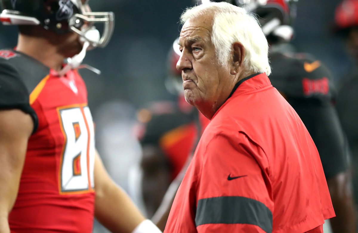 PSchrags's tweet photo. My favorite tweet every year. 

Tom Moore is coming back for a 46th season of coaching in the NFL. 

The 85-year-old will be back with the @Buccaneers coaching staff in 2024, per source. https://t.co/weZm0RcOfp