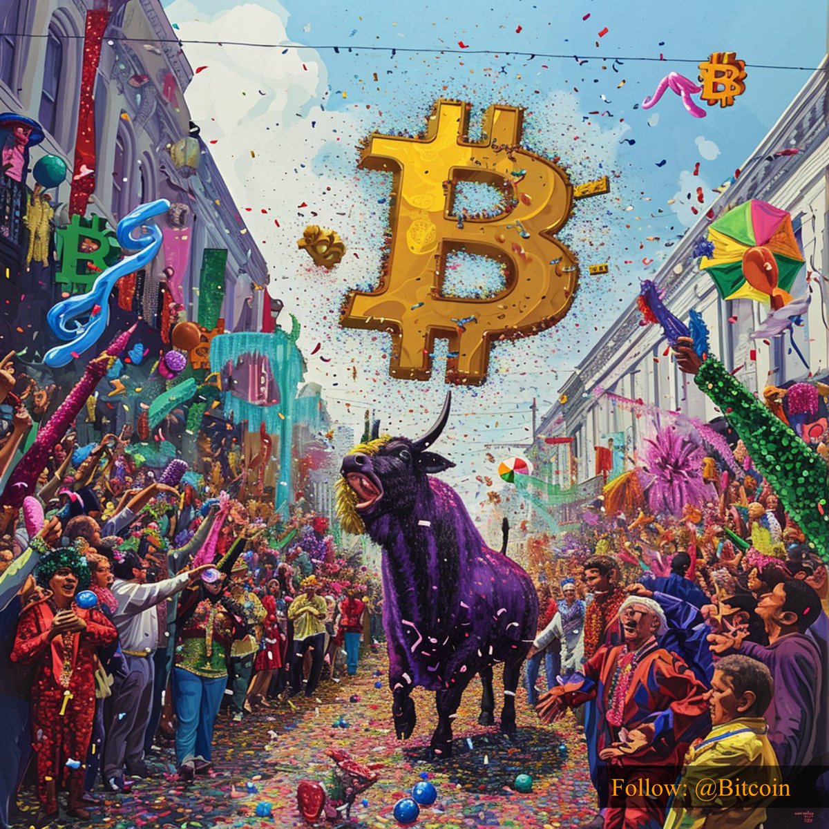 The world will celebrate #Bitcoin.