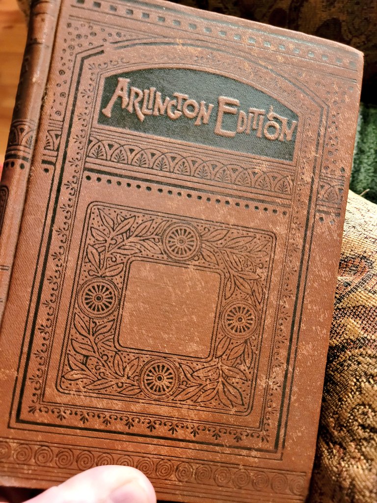 Based_Jedi's tweet image. Found this copy of Oliver Twist by Charles Dickens in a local library $1 bookbin. This edition is from 1887. 

137 years old!