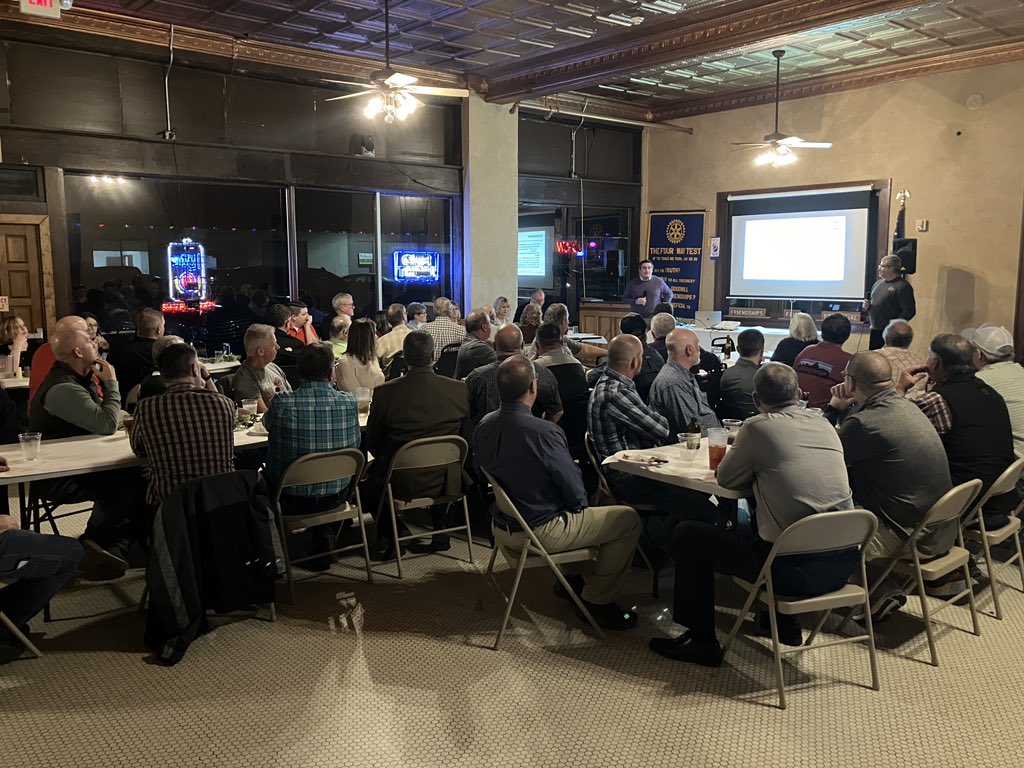 WadeGibson's tweet photo. Thank you to the infamous duo, @btruhe &amp; @Steve_at_KSB, for presenting to @esu11 area School Boards this evening. #TurnitUptoESU11 https://t.co/XDENAM69Wl