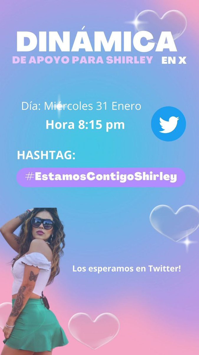 LauraCarras4's tweet photo. #EstamosContigoShirley hoy apoyamos a Shirley https://t.co/ysTc7BfxUN