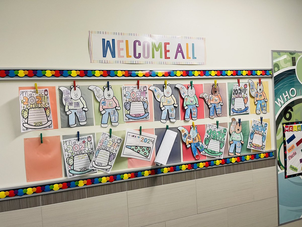 DarcieEdwardsMS's tweet photo. Shoutout to our RCE Teachers for supporting #goaldirectedbehavior! Our Cubs have set such great goals for #2024! 💚💙 #CubCommUNITY #TeamRCE @HumbleISD_RCE https://t.co/z0xCZer2pG