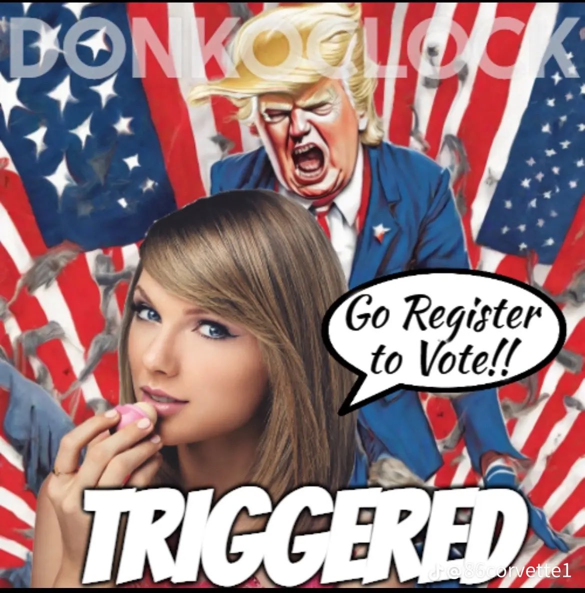 One girl is causing a Flippin meltdown in the GOP and maga world and Fox News🤣😂🤣🤣🤣😂 Are you Team Taylor Swift 💭?💙🌊 I Am Your Thoughts 💭?🇺🇸🌊💙💯