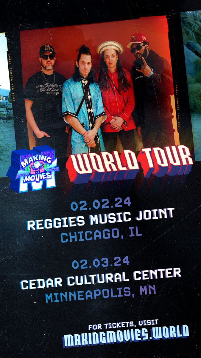 MakingMoviesHQ's tweet photo. last U.S. shows- chicago &amp; minneapolis están listos? tix avail at: https://t.co/cbk0ZXosz9

#reggieslive #thecedarculturalcenter #chicago #minneapolis https://t.co/zFQaTLIo1s