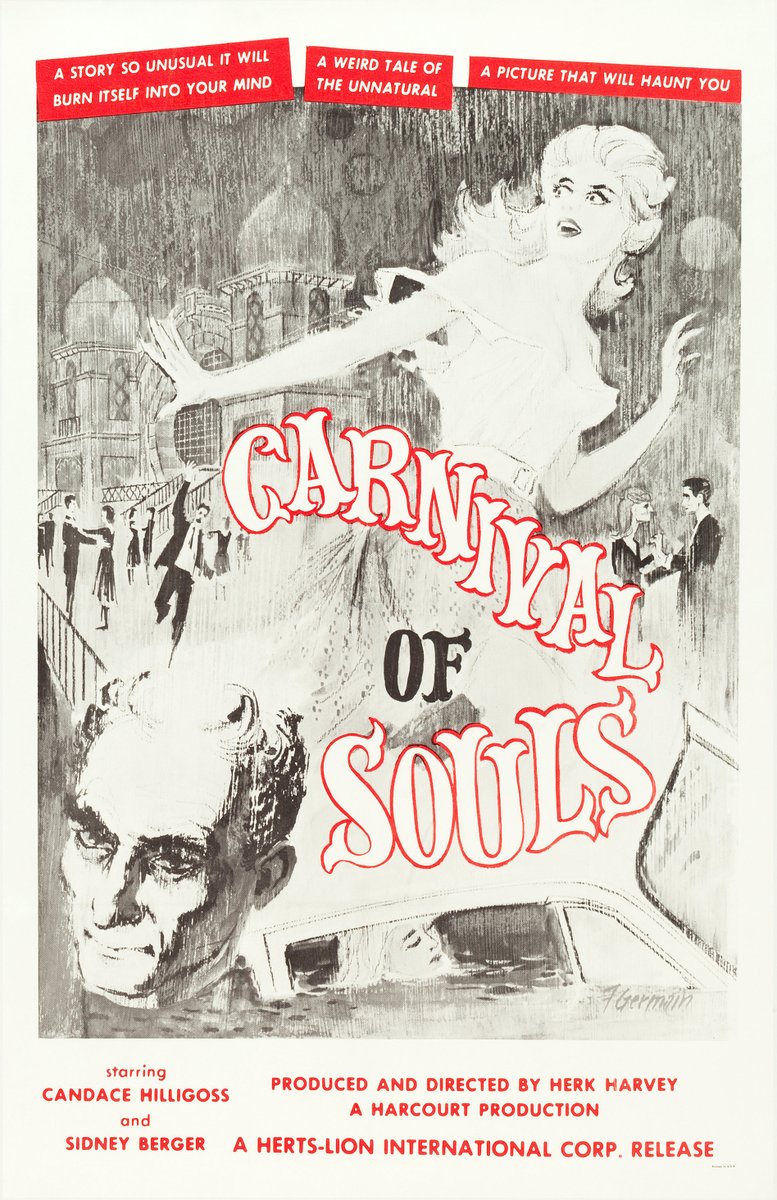 Resenha tinyurl.com/4vz35yfk sobre o filme Carnival Of Souls / O Parque Macabro (1962). #terror #review #anos60 #filmepretoebranco #suspiroearrepio