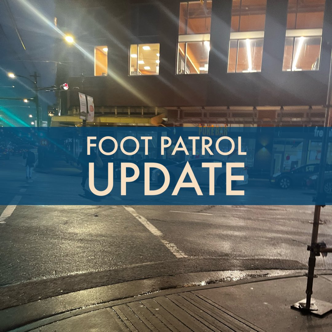 Over this week's patrols, our volunteers checked in with the community, reported on concerns raised by residents, gave out water and socks, engaged in conversations and let folks know that they are welcome to our office if they ever need help, information or resources.