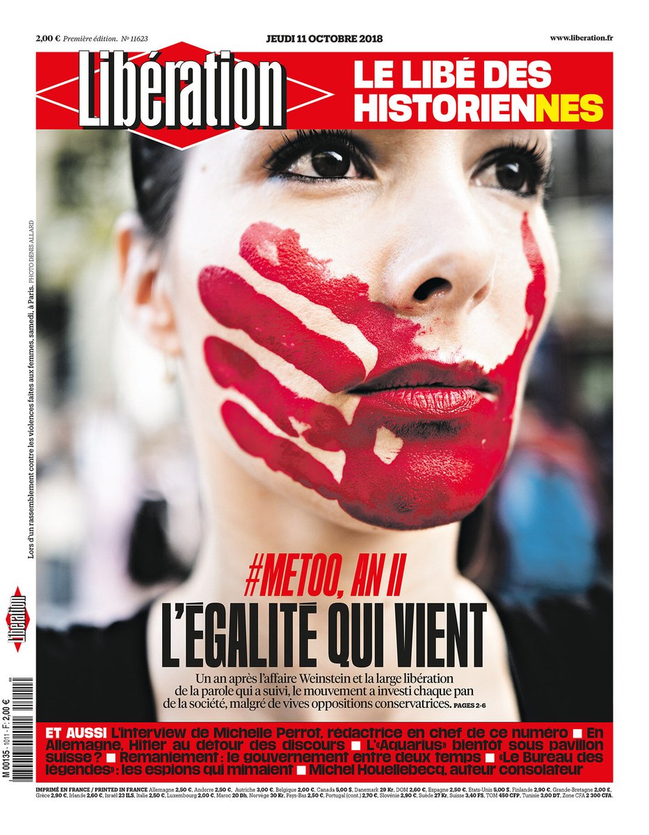 FrDesouche's tweet image. Regardez ces unes de @libe puis la place que le journal donne aux révélation sur #gerardmiller