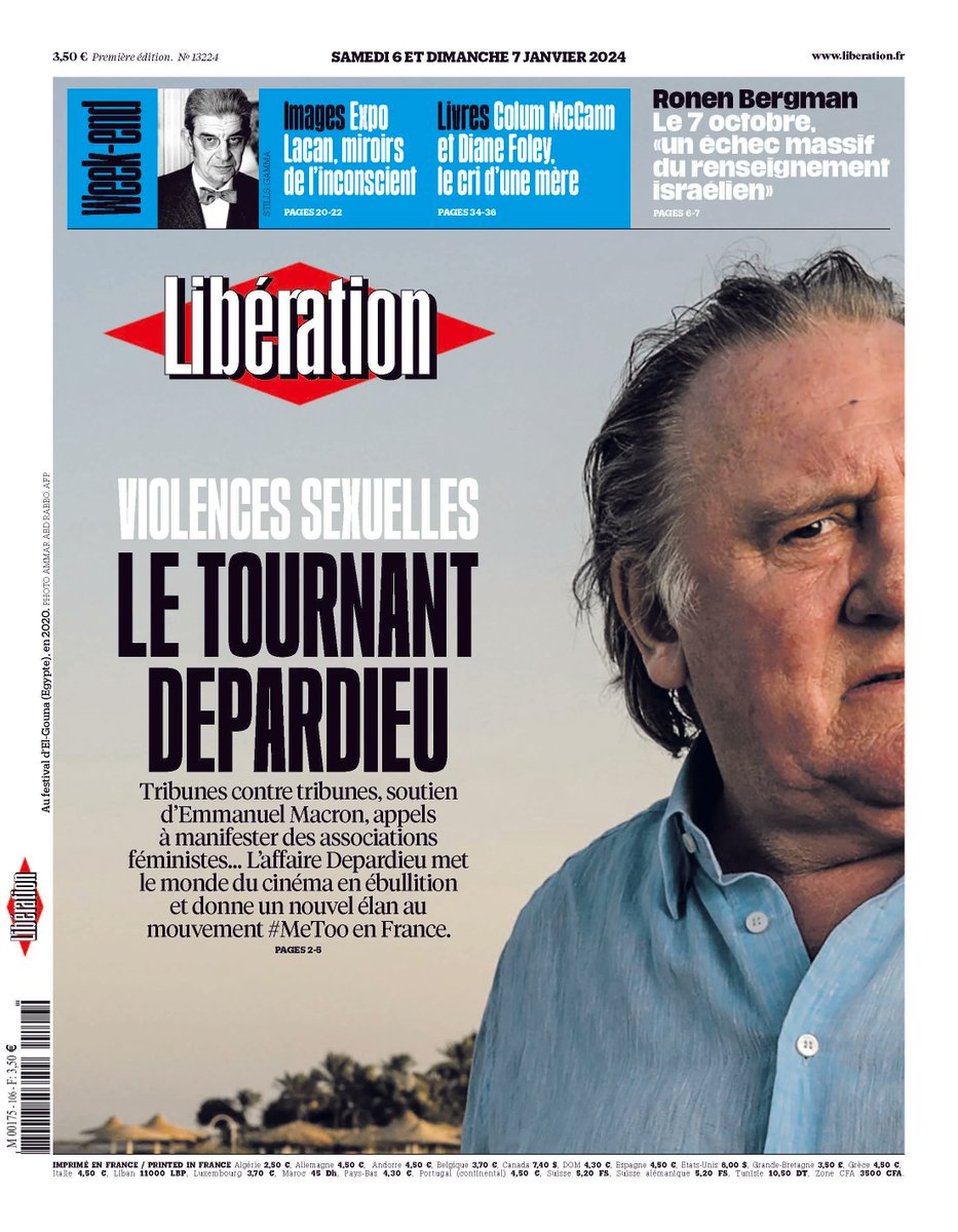 FrDesouche's tweet image. Regardez ces unes de @libe puis la place que le journal donne aux révélation sur #gerardmiller