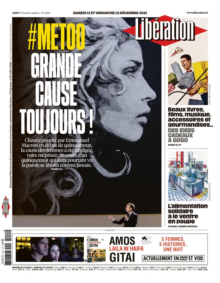 FrDesouche's tweet image. Regardez ces unes de @libe puis la place que le journal donne aux révélation sur #gerardmiller