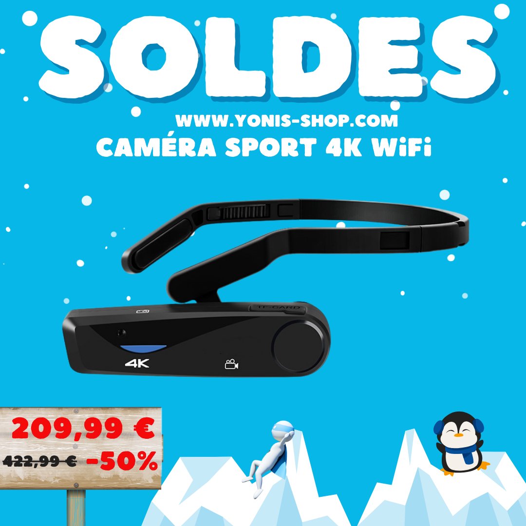 YonisShop's tweet image. 🏂 Soldes d'hiver ! Immortalisez vos aventures avec notre caméra sport 4K. Robuste, haute définition, parfaite pour l'action. À ne pas manquer ! 📸

▶️ bit.ly/3NQrHdo 

#SoldesHiver #CaméraSport #Action4K