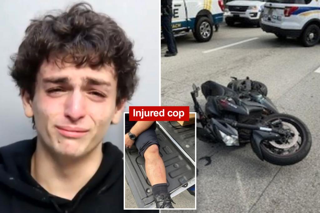 nypost's tweet photo. Crying Israeli diplomat’s son, 19, ‘intentionally’ ran over Florida cop with motorcycle, could avoid charges due to father’s immunity, lawyer claims https://t.co/Lz1yIxiO92 https://t.co/bUvf9sHbuD