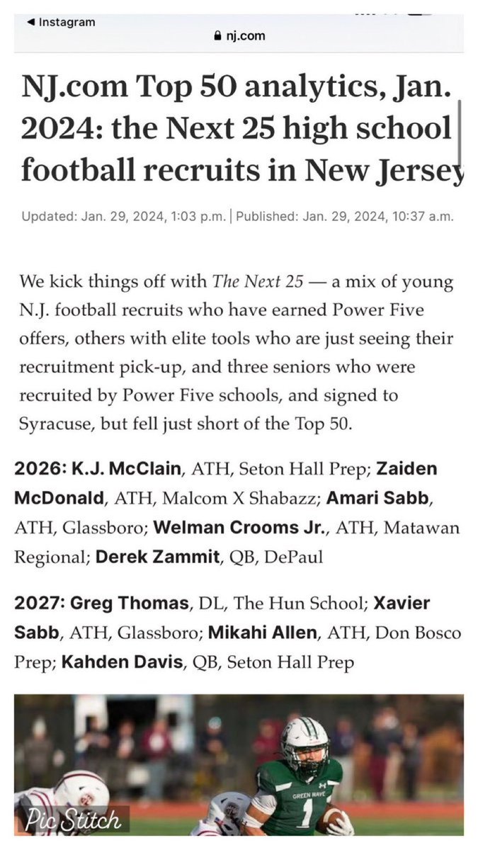 #AGTG🙏🏽 - Thank You @TodderickHunt and Nj.com For The Mention