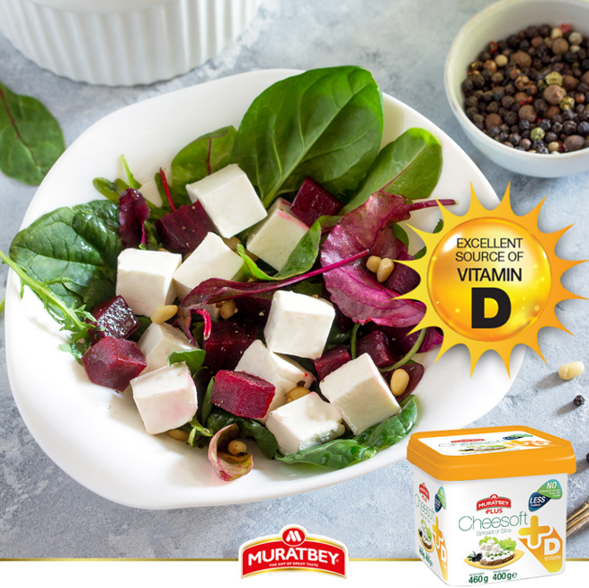 MuratbeyCheese's tweet photo. Muratbey Plus CheesoftSalad fortified with Vitamin D for those who say "I want to support my immunity with very delicious menus". 🥰
#Muratbey #MuratbeyCheese #TheArtOfGreatTaste #Cheese #Cheesoft #VitaminD #WithDvitaminCheese #Salad #CheeseSalad #Healthy #EatHealthy https://t.co/7Y0leErn72