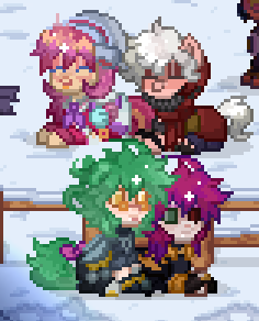Shout out to the League of Legends Ponytown community, sitting here while finishing up the Rises the Moon chapter and starting the next one is awesome. The music stimulating my brain in all the right ways
(I'm the Zed)