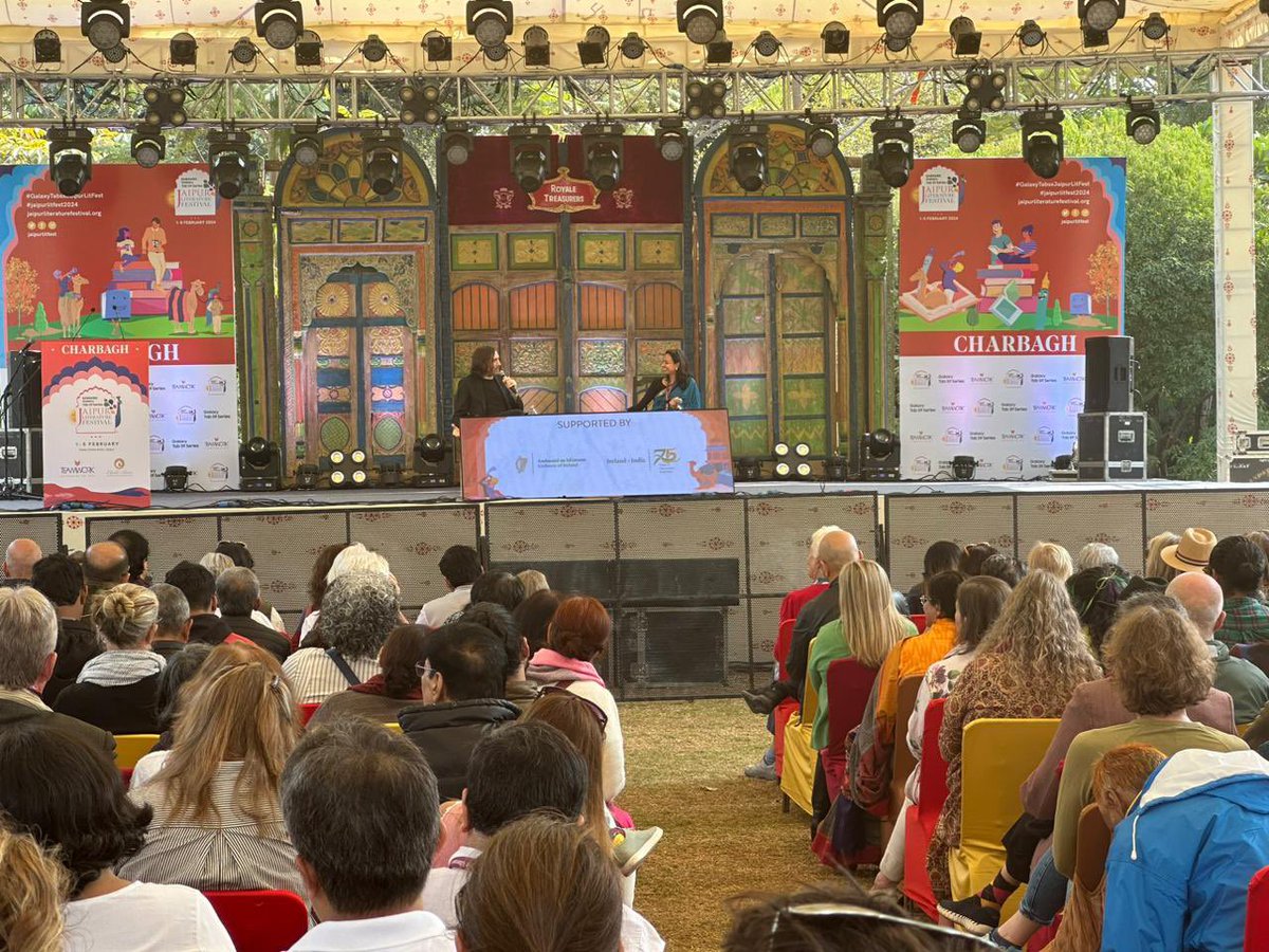 Winner of the @TheBookerPrizes 2023, @paullynchwriter joins @nandininai to talk about writing his searing novel #ProphetSong, that has won critical acclaim globally. 

@oneworldnews
@JaipurLitFest #JaipurLiteratureFestival #jaipurliteraturefestival2024 #jaipurlitfest