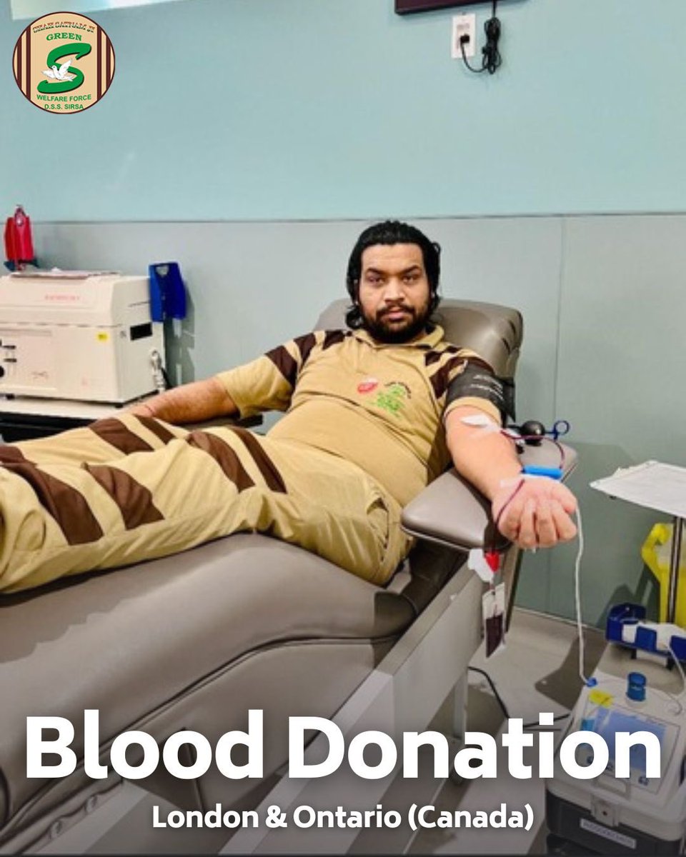 GreenSwelfares's tweet photo. In a way of generosity, Shah Satnam Ji Green 'S' Welfare Force Wing volunteers give a gift beyond measure - their blood, The absence of this vital fluid can mean the difference between life and death. 🩸 Their noble act is a testament to the power of giving, a beacon of hope for the needy.  #BloodDonationSavesLives #LifeSavers #BloodDonationHeroes #DeraSachaSauda