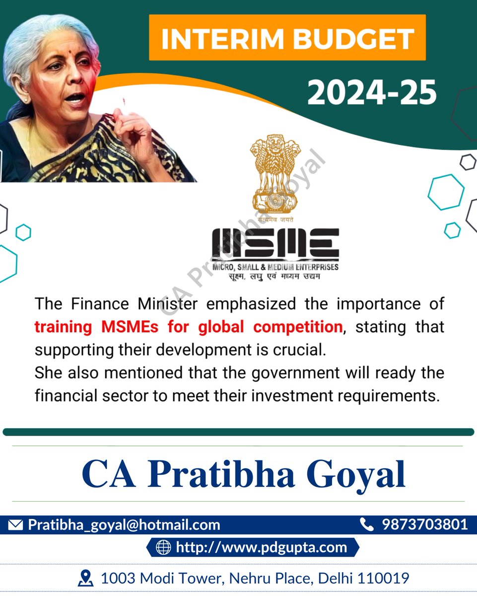 PratibhaGoyal's tweet photo. Interim Budget 2024-25
#InterimBudget #InterimBudget2024 #studycafe #Budget2024 #BudgetSession2024 #UnionBudget #unionbudget2024 https://t.co/WQx6UPZuWA