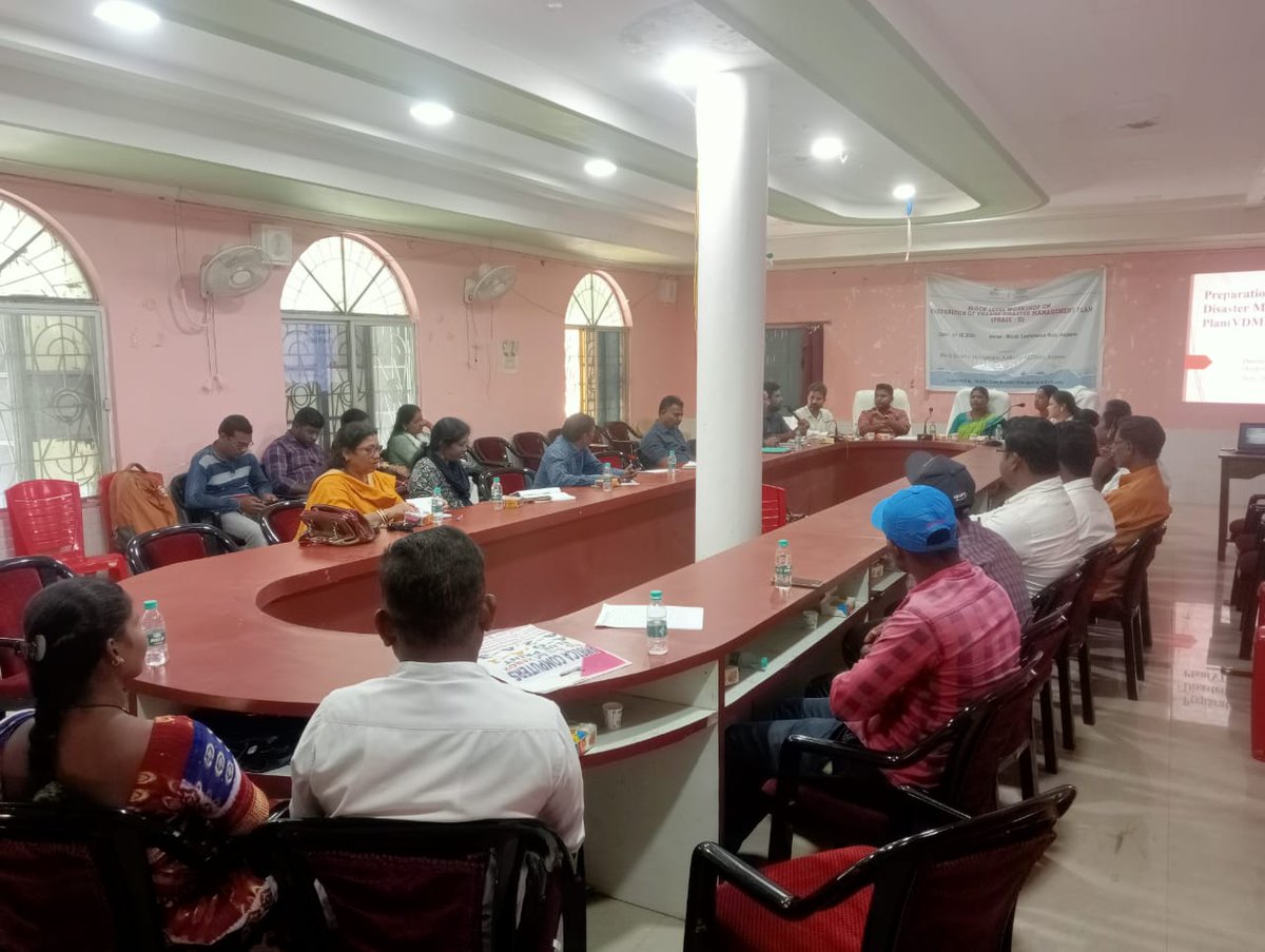 bdojeypore's tweet photo. Block level workshop on preparation of Village Disaster Management Plan Jeypore Block . #VDMP. @CMO_Odisha @SRC_Odisha @PRDeptOdisha @dmkoraput @ZP_Koraput https://t.co/YhmvsTu7Aw