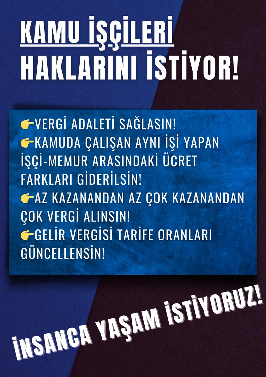 #iscininumuduRTE 
<a href="/tcbestepe/">T.C. Cumhurbaşkanlığı</a>
<a href="/RTErdogan/">Recep Tayyip Erdoğan</a>
<a href="/Akparti/">AK Parti</a>
<a href="/dbdevletbahceli/">Devlet Bahçeli</a>
<a href="/MhpTbmmGrubu/">MHP TBMM Grubu #MHP</a>
<a href="/isikhanvedat/">Prof. Dr. Vedat Işıkhan</a>
<a href="/_cevdetyilmaz/">Cevdet Yılmaz</a>
<a href="/MahinurOzdemir/">Mahinur Özdemir Göktaş</a>
<a href="/hakiskonf/">HAKİŞ KONFEDERASYONU</a>
<a href="/ozsagliksen/">Öz Sağlık-İş Sendikası</a>
<a href="/turkiskonf/">TÜRK-İŞ</a>
<a href="/trsaglikis/">Türkiye Sağlık ve Sosyal Hizmet İşçileri Sendikası</a>